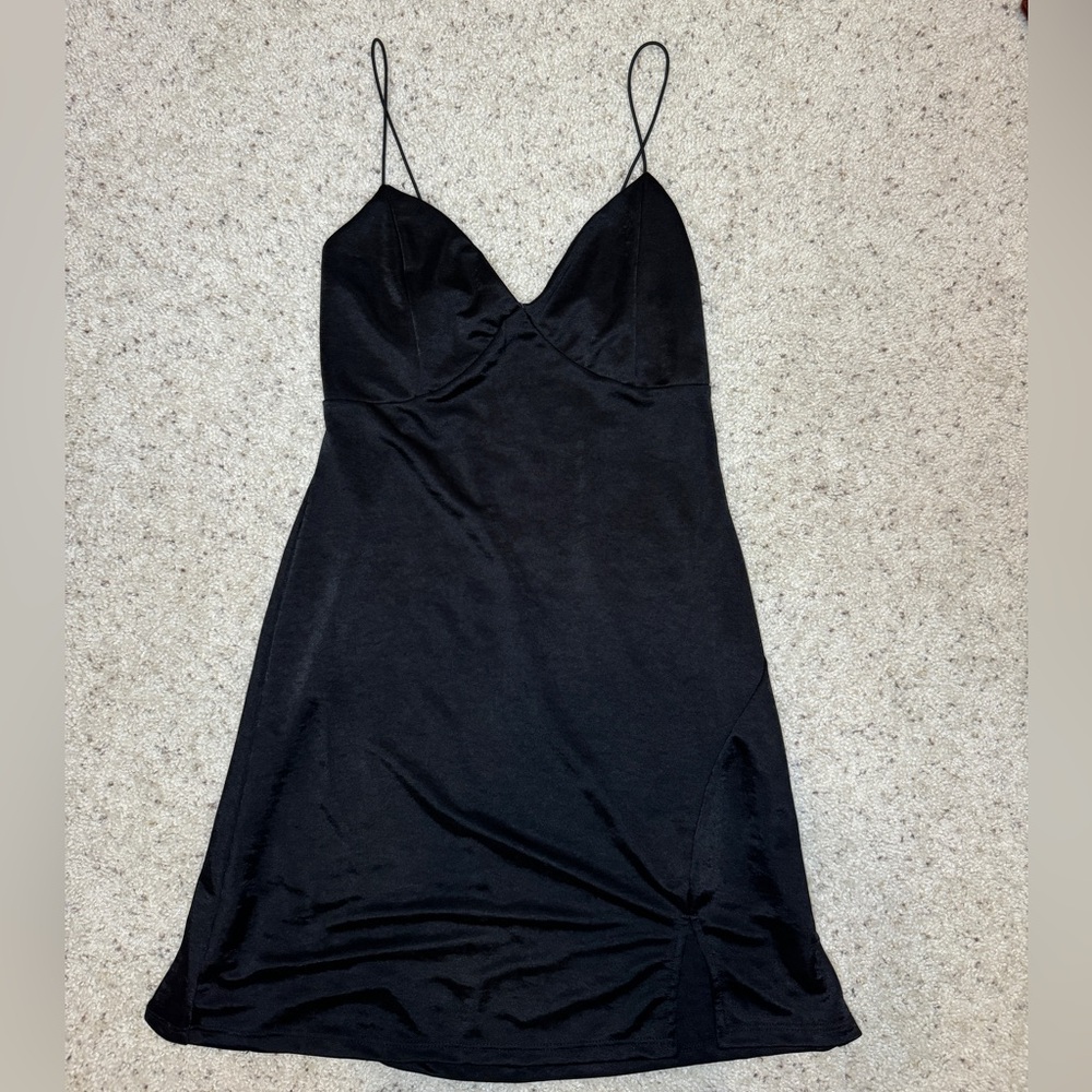 Windsor black mini dress (polyester)